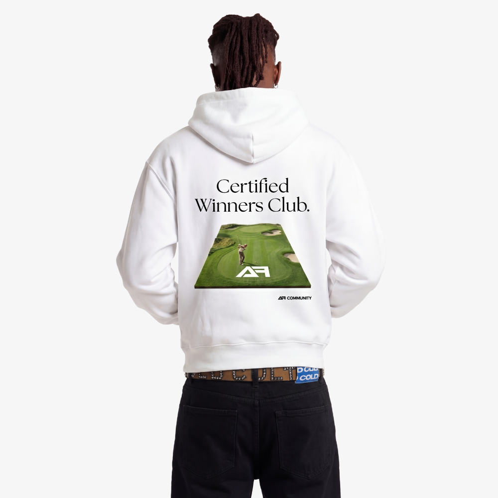 AF Hoodie | Winners Club - White