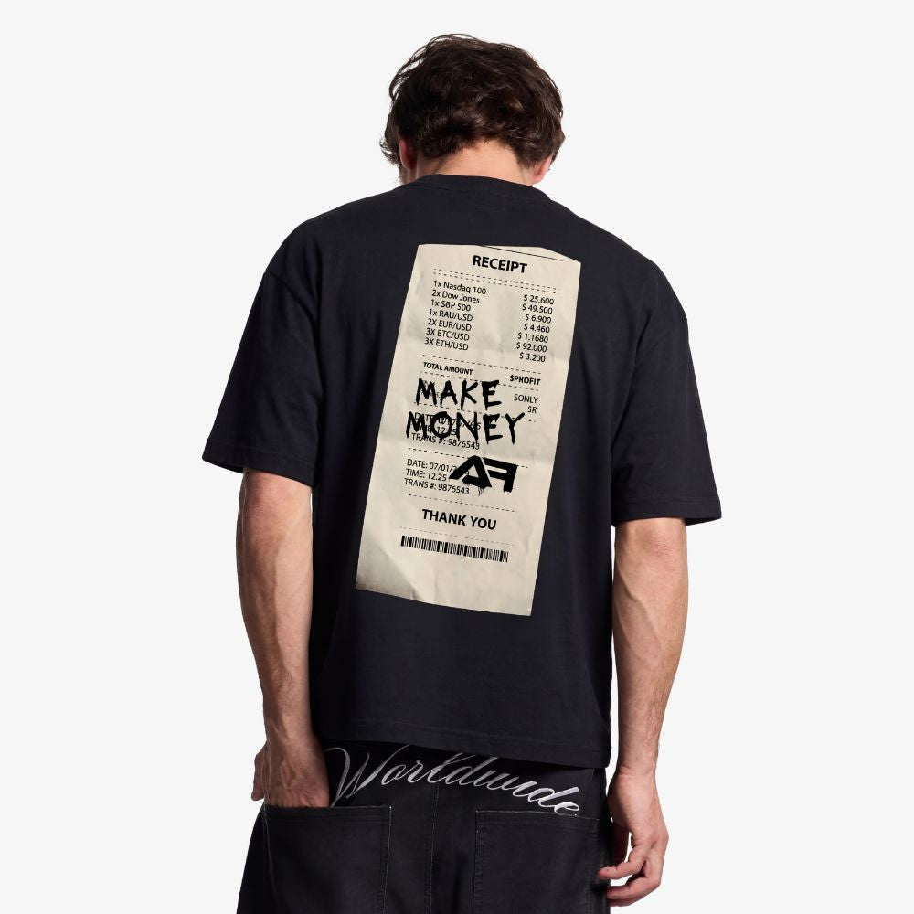 AF T-shirt | Make Money - Black – AF-Clothing